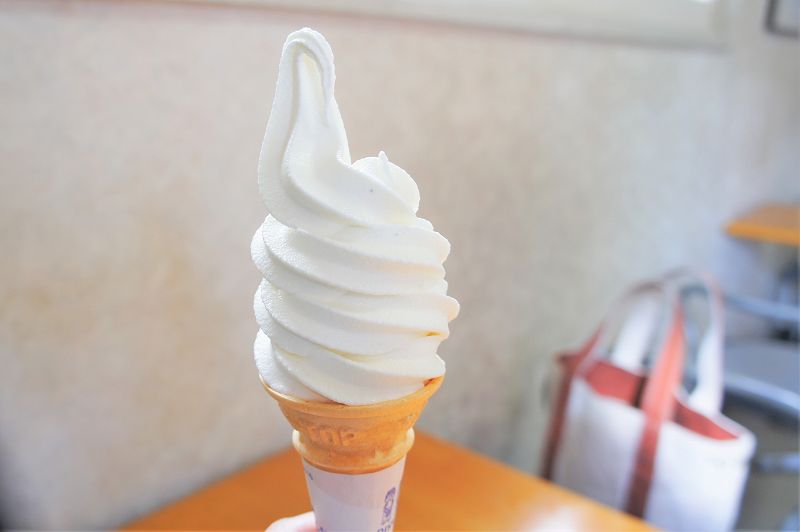 札幌ミルクハウス本店のソフトクリーム