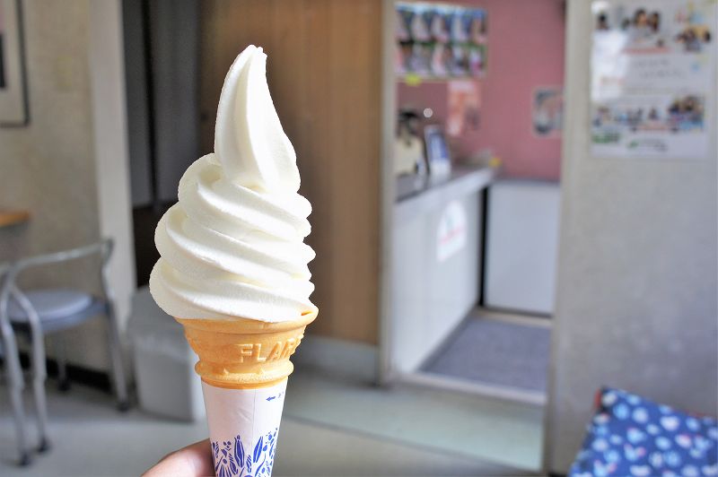 札幌ミルクハウス本店 のソフトクリーム