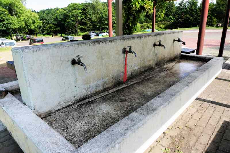 柏木地区レクリエーション施設の炊事場