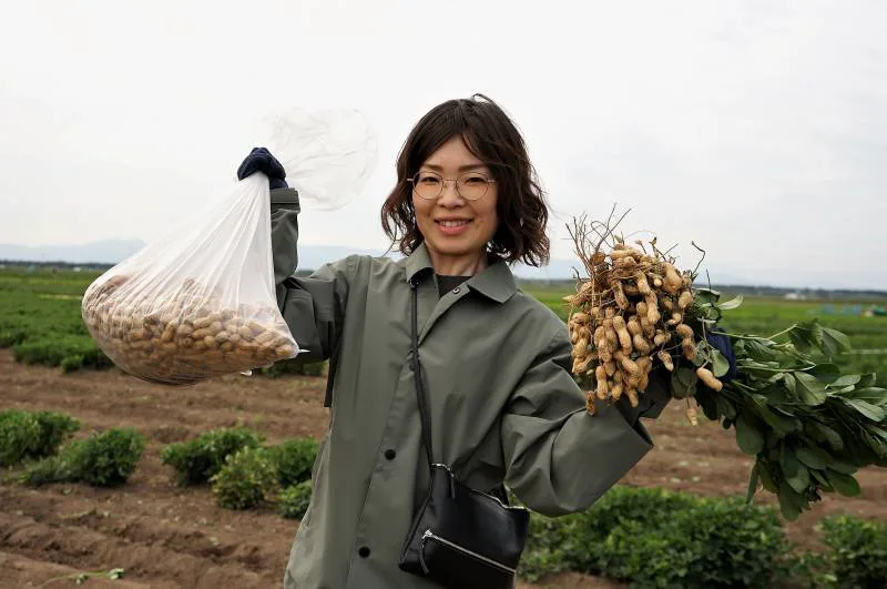 貴重な北海道産 落花生 を石狩落花生研究会の会員になって育ててみた