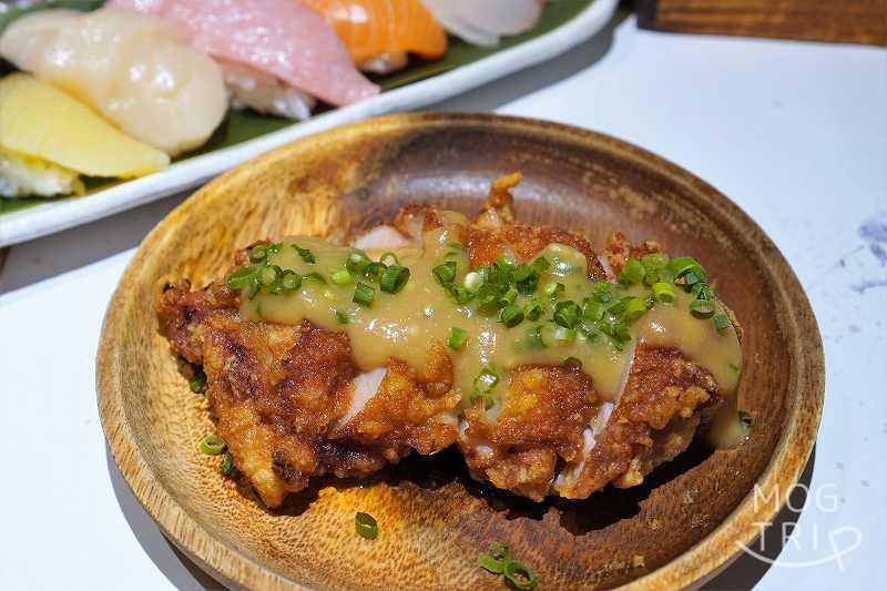 「寿司・中国料理 福禄寿」辛味噌ザンギ