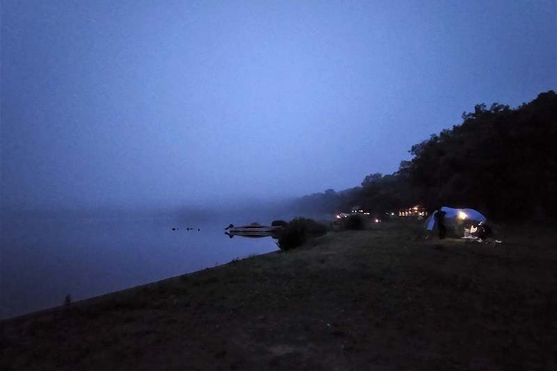 東大沼キャンプ場の夜