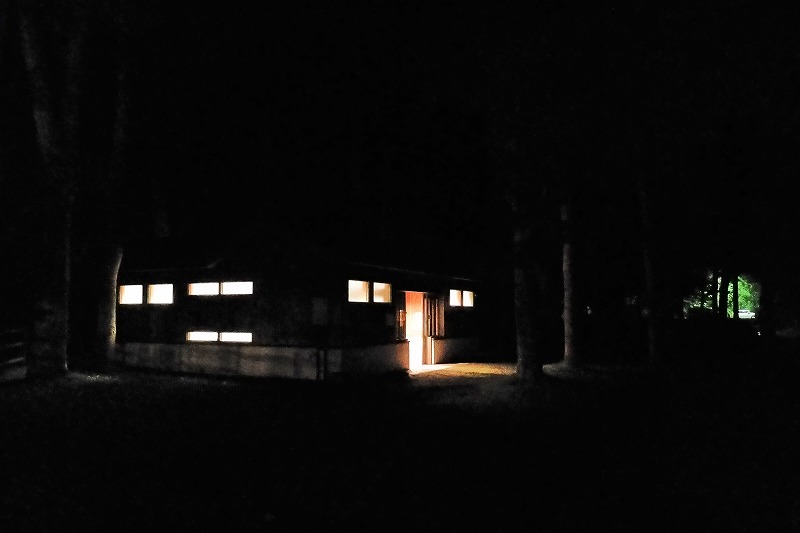 夜の東大沼キャンプ場