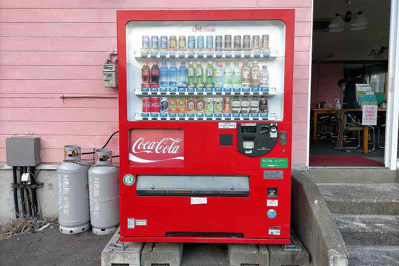 ニヤマオートキャンプ場の自動販売機