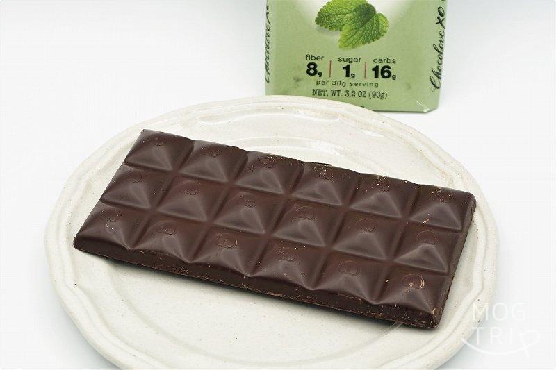 「チョコラブ」のノンシュガーミントチョコレート