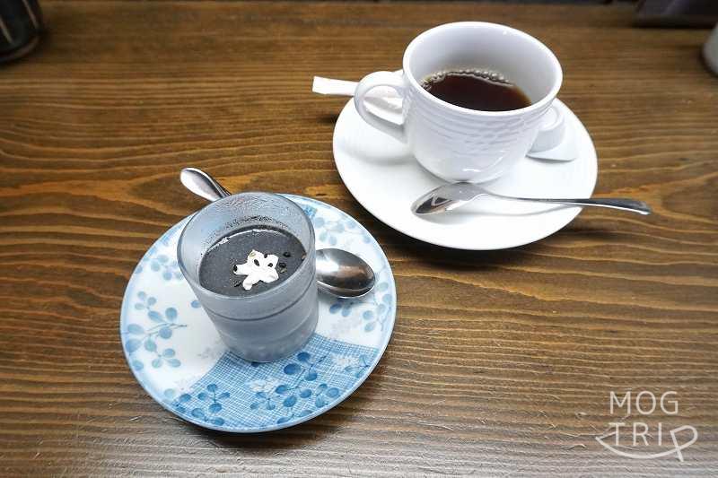 「鳥料理小野木」デザートとコーヒー