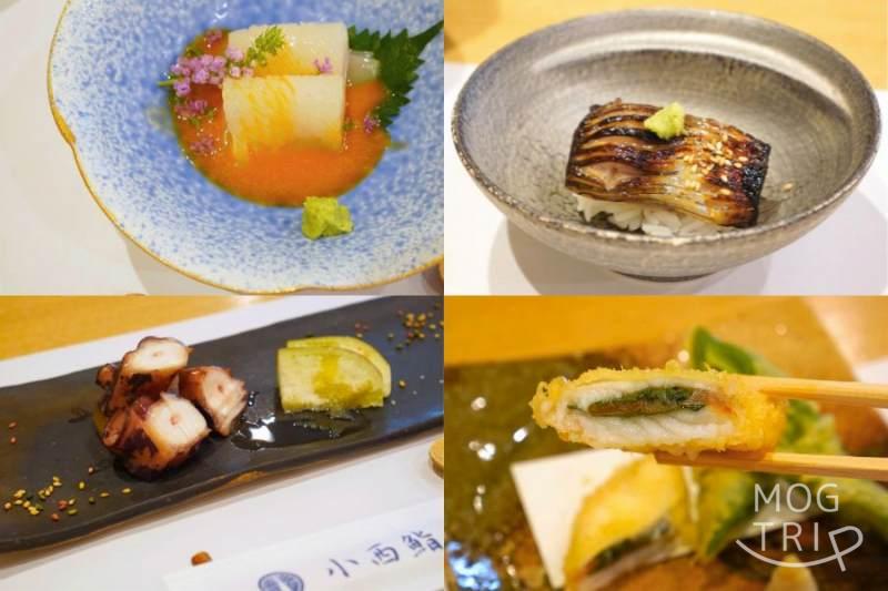 旭川「小西鮨」の海鮮一品料理